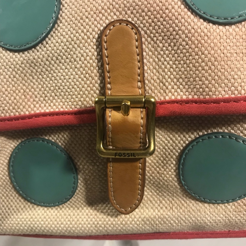Mini Fossil Polkadot Crossbody Bag - Picture 4 of 7